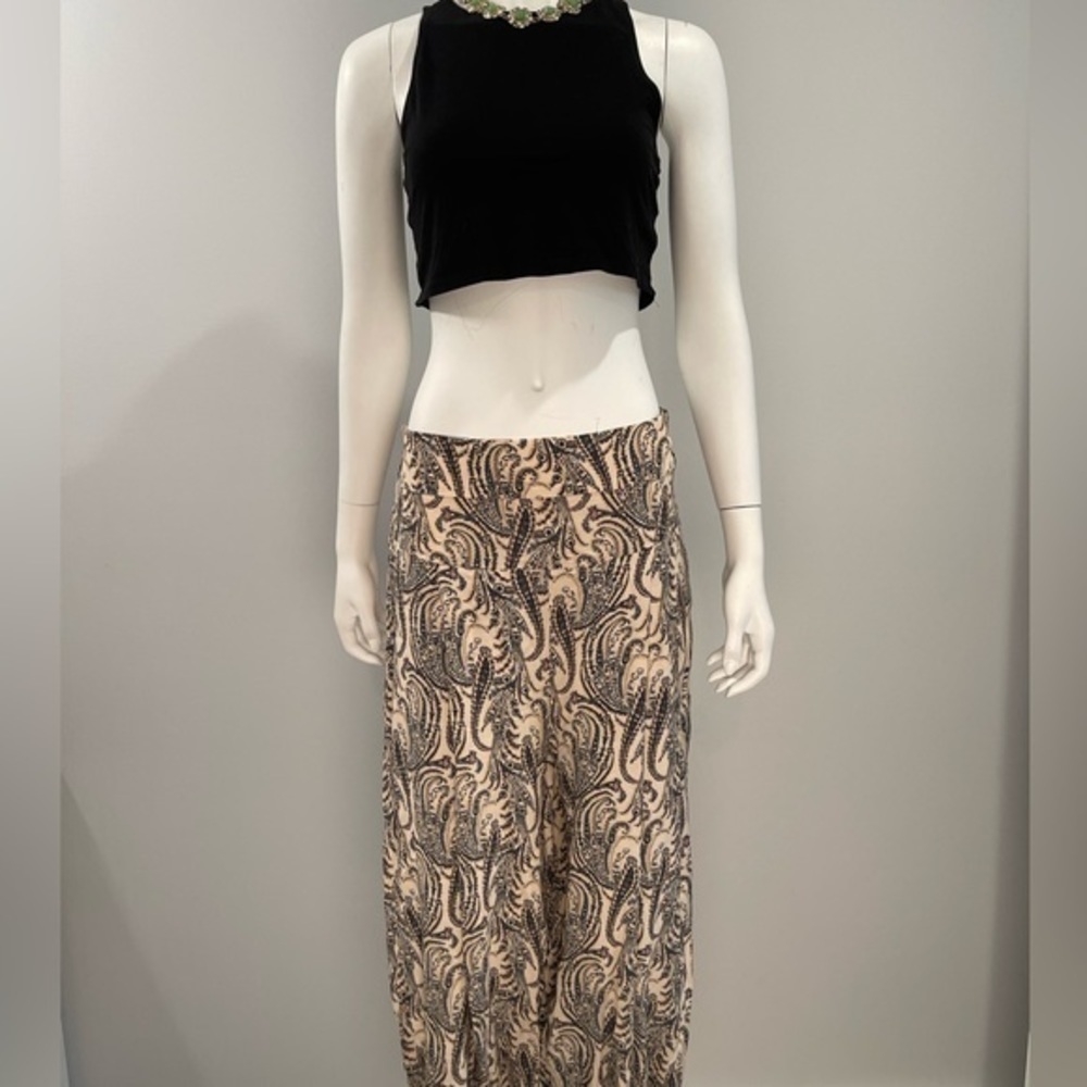 Anthropologie Paisley Print Harem Balloon Pants - Picture 7 of 7